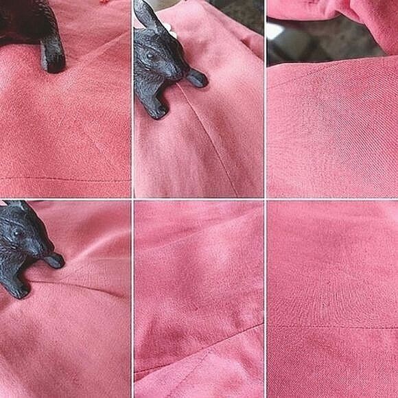 Vtg Anne Taylor rose pink linen blend blazer - Picture 13 of 13